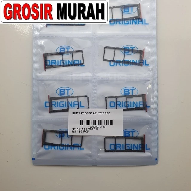 Simtray Oppo A31 2020 Red ready stock harga grosir sparepart HP Libra Jaya