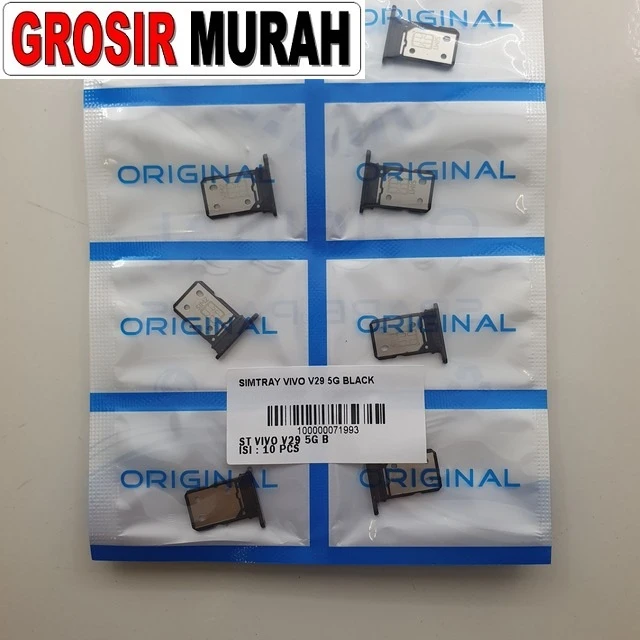 Simtray Vivo V29 5g Black ready stock harga grosir sparepart HP Libra Jaya