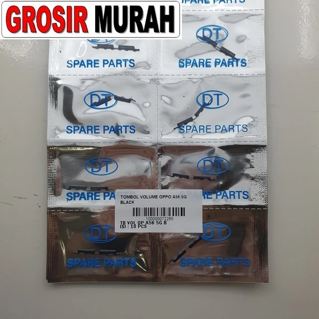 Tombol Volume Oppo A56 5g Black ready stock harga grosir sparepart HP Libra Jaya